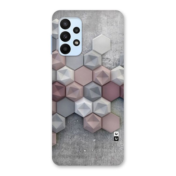 Cute Hexagonal Pattern Back Case for Galaxy A23
