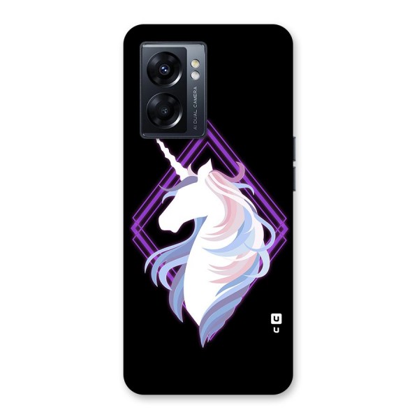 Cute Unicorn Illustration Back Case for Oppo K10 5G