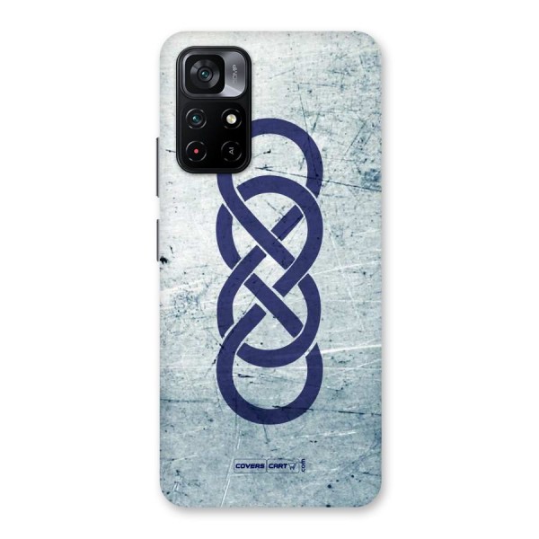 Double Infinity Rough Back Case for Poco M4 Pro 5G