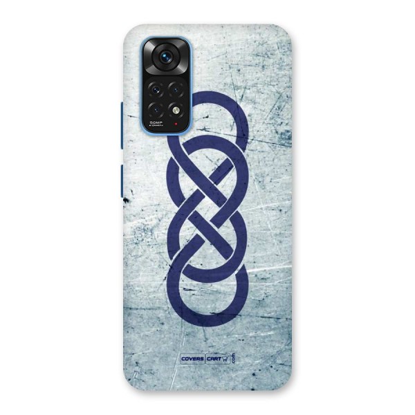 Double Infinity Rough Back Case for Redmi Note 11