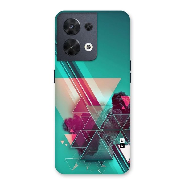 Floroscent Abstract Back Case for Oppo Reno8 5G