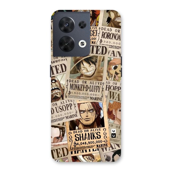 One Piece Most Wanted Back Case for Oppo Reno8 5G