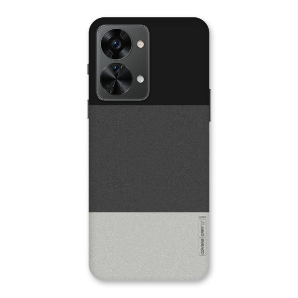 Pastel Black and Grey Back Case for OnePlus Nord 2T