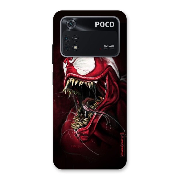 Red Venom Artwork Back Case for Poco M4 Pro 4G