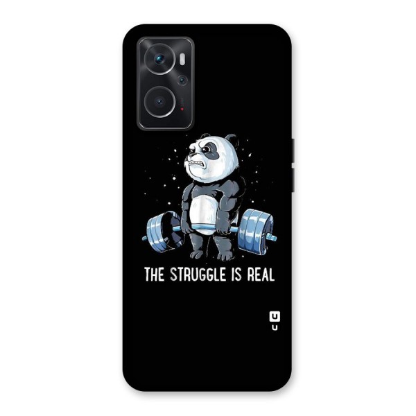 Struggle is Real Panda Back Case for Oppo K10 4G