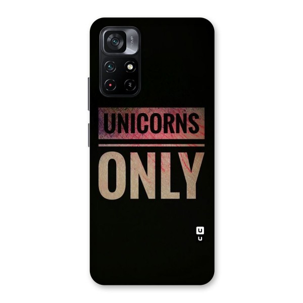 Unicorns Only Back Case for Poco M4 Pro 5G