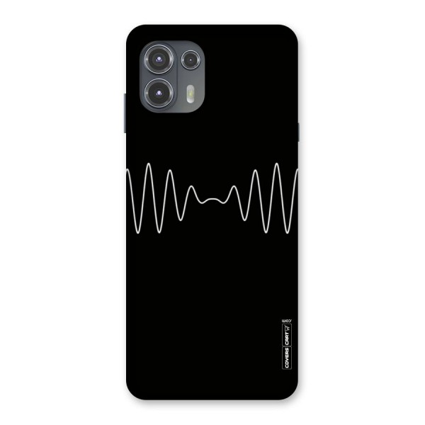 White Minimal Thread Back Case for Motorola Edge 20 Fusion