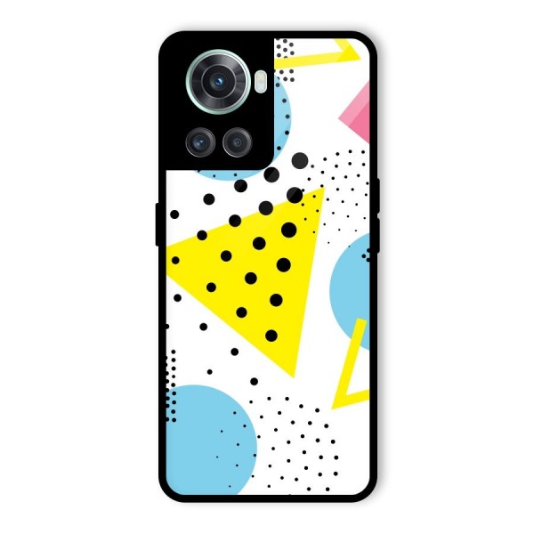 Abstract Geometry Glass Back Case for OnePlus 10R