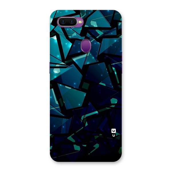 Abstract Glass Design Back Case for Oppo F9