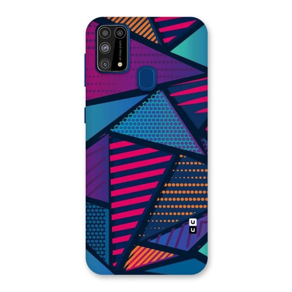 Abstract Lines Polka Back Case for Galaxy M31