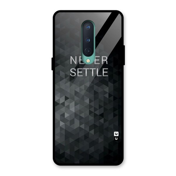 Abstract No Settle Glass Back Case for OnePlus 8