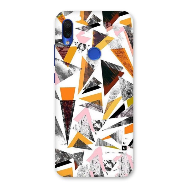 Abstract Sketchy Triangles Back Case for Redmi Note 7S