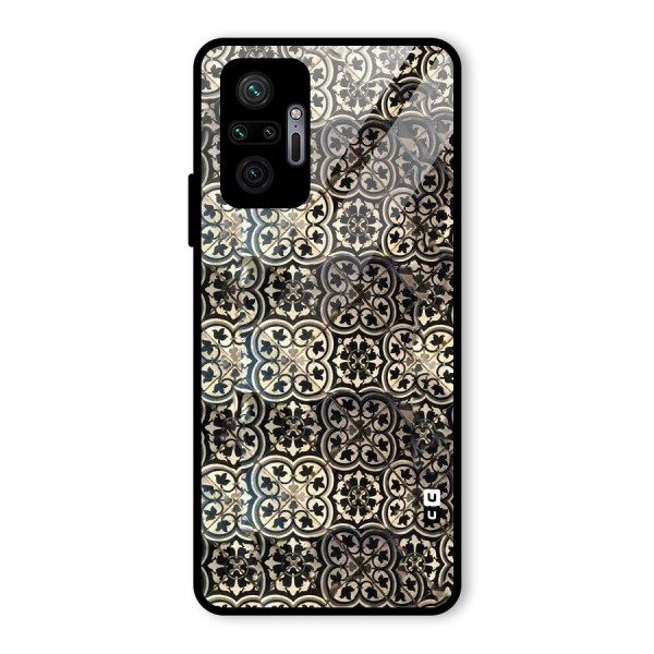 Abstract Tile Glass Back Case for Redmi Note 10 Pro