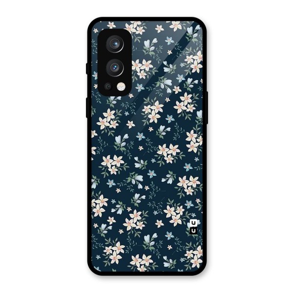 Aesthetic Bloom Glass Back Case for OnePlus Nord 2 5G