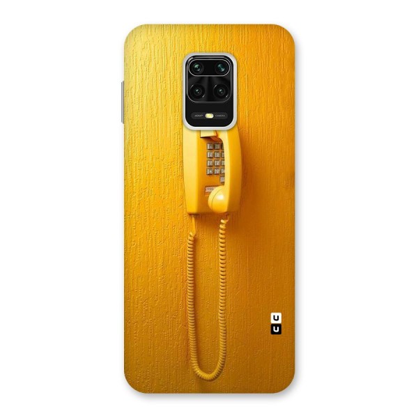 Aesthetic Yellow Telephone Back Case for Poco M2 Pro
