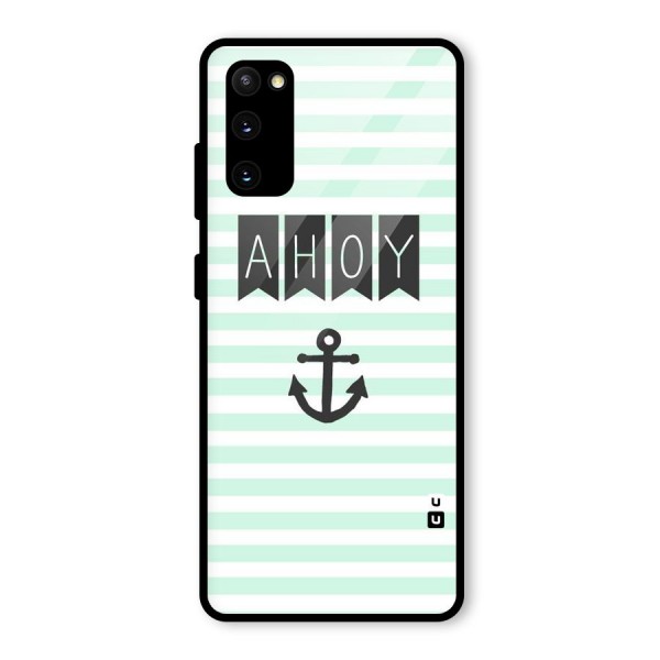 Ahoy Sailor Glass Back Case for Galaxy S20 FE 5G