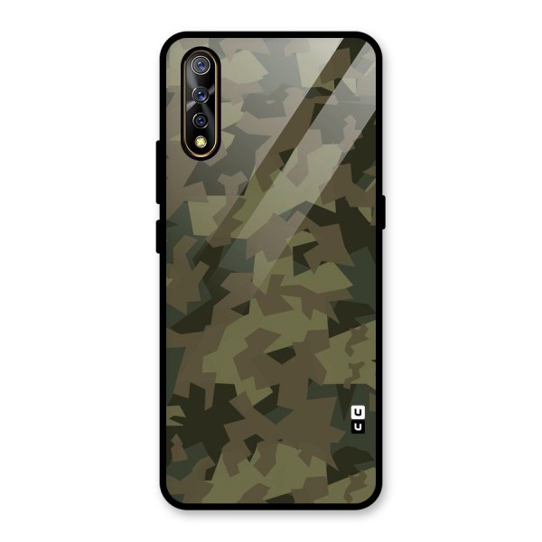 Army Abstract Glass Back Case for Vivo Z1x