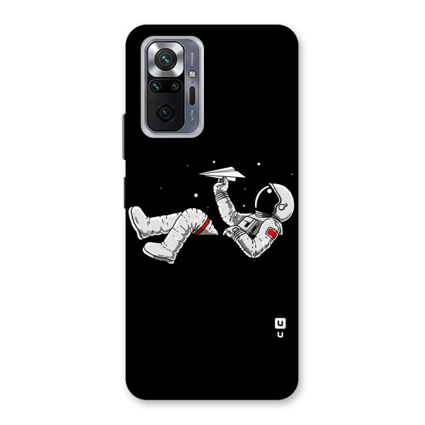 Astronaut Aeroplane Back Case for Redmi Note 10 Pro