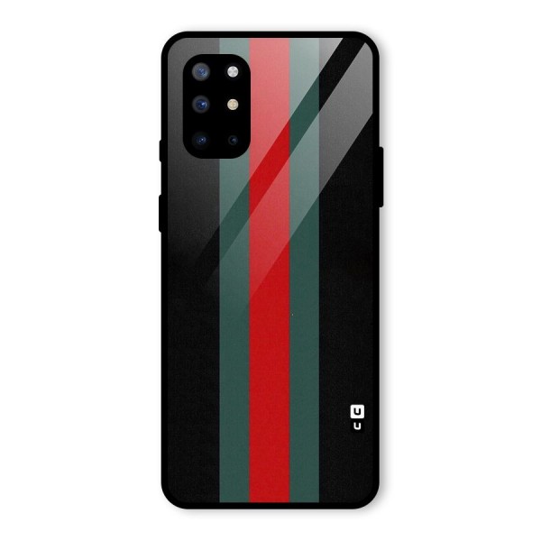 Basic Colored Stripes Glass Back Case for OnePlus 8T