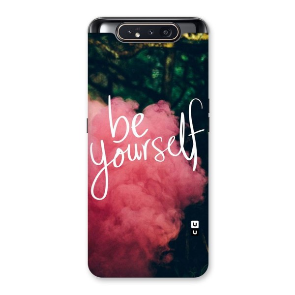 Be Yourself Greens Back Case for Galaxy A80