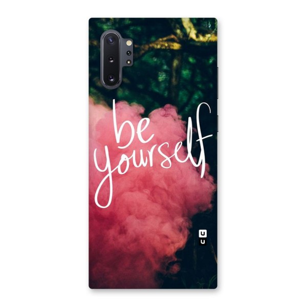 Be Yourself Greens Back Case for Galaxy Note 10 Plus