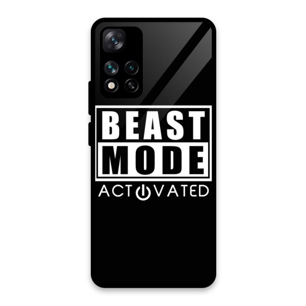 Beast Mode Activated Glass Back Case for Xiaomi 11i 5G