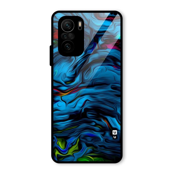 Beautiful Abstract Design Art Glass Back Case for Mi 11X Pro
