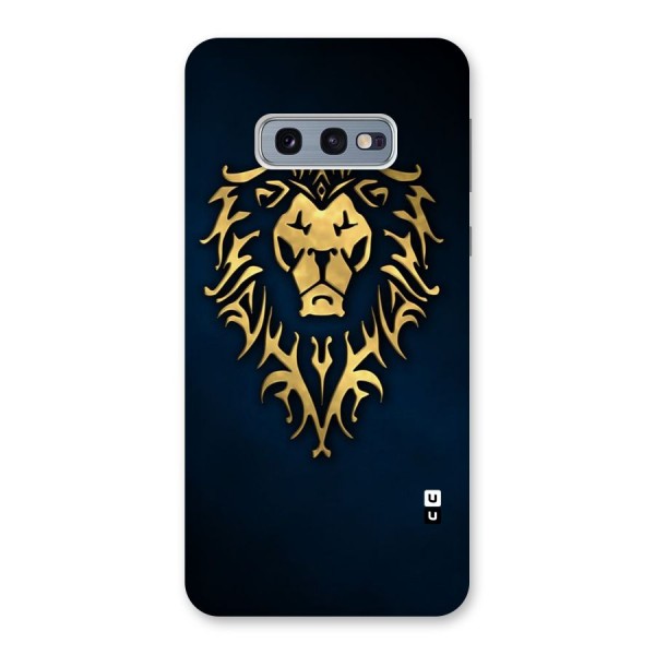 Beautiful Golden Lion Design Back Case for Galaxy S10e