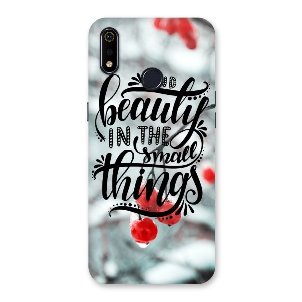 Beauty in Small Things Back Case for Realme 3i