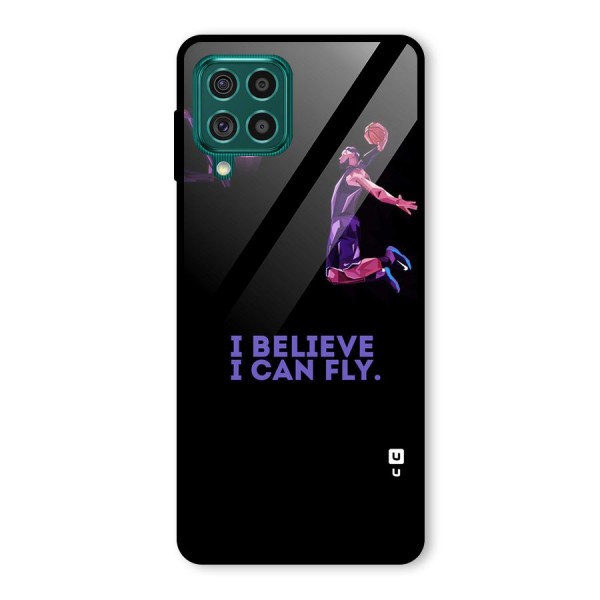 Believe And Fly Glass Back Case for Galaxy F62