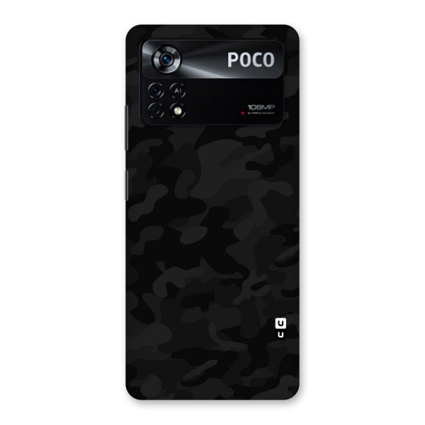 Black Camouflage Back Case for Poco X4 Pro 5G