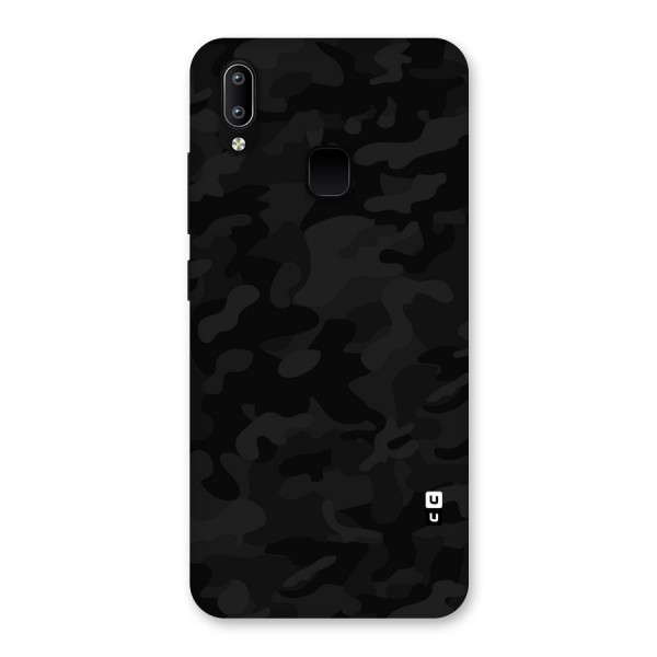 Black Camouflage Back Case for Vivo Y95
