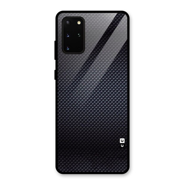 Black Diamond Glass Back Case for Galaxy S20 Plus