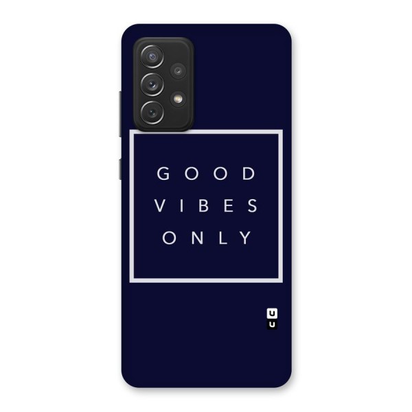 Blue White Vibes Back Case for Galaxy A72