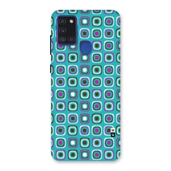 Boxes Tiny Pattern Back Case for Galaxy A21s
