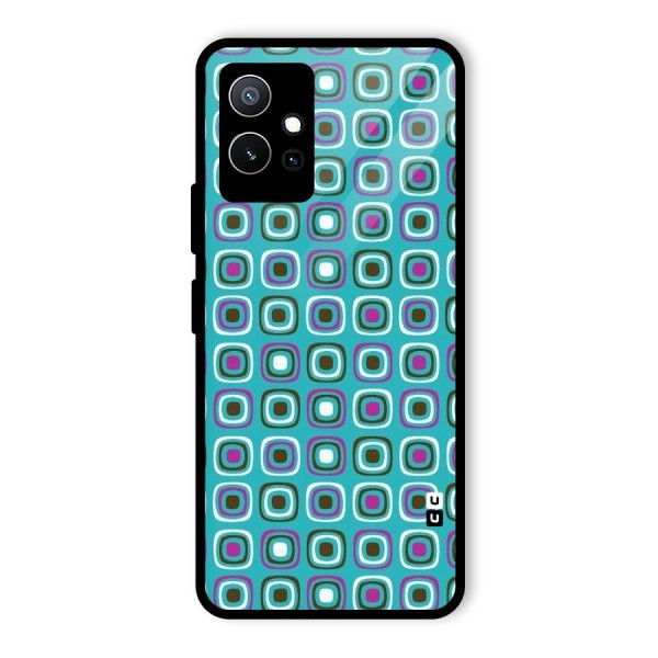 Boxes Tiny Pattern Glass Back Case for Vivo iQOO Z6