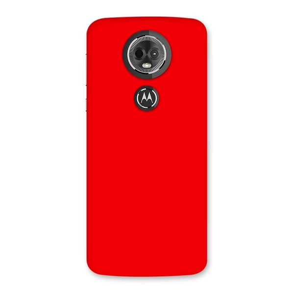 Bright Red Back Case for Moto E5 Plus