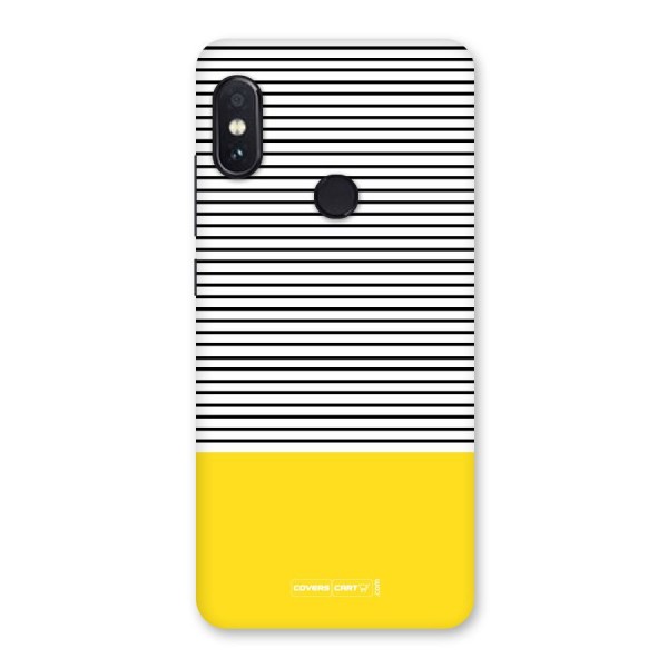 Bright Yellow Stripes Back Case for Redmi Note 5 Pro