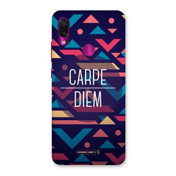Carpe Diem Back Case for Redmi Note 7 Pro