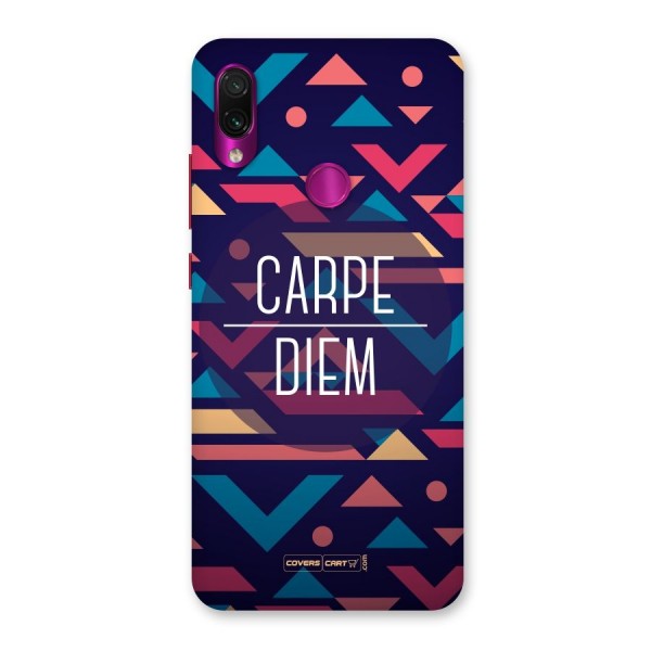 Carpe Diem Back Case for Redmi Note 7 Pro