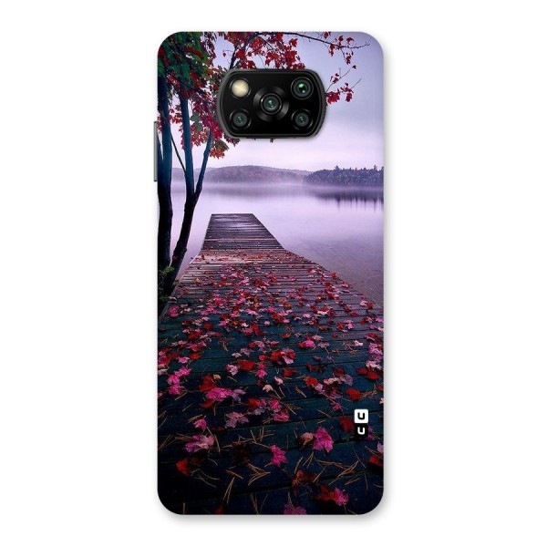 Cherry Blossom Dock Back Case for Poco X3
