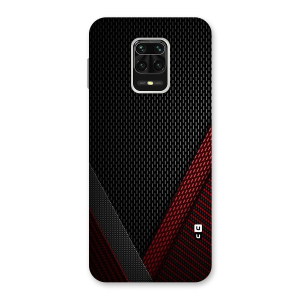 Classy Black Red Design Back Case for Redmi Note 9 Pro