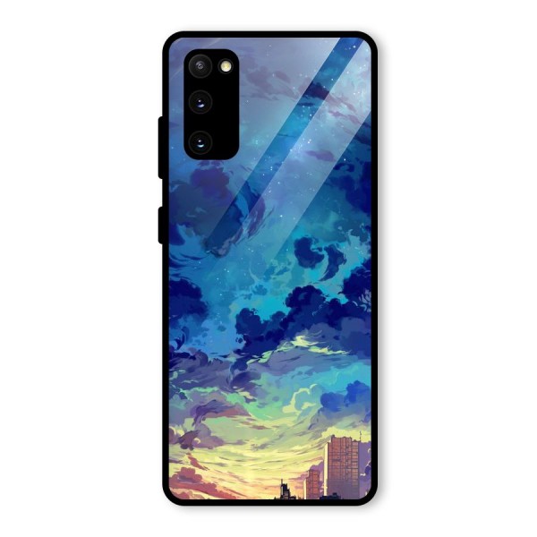 Cloud Art Glass Back Case for Galaxy S20 FE 5G
