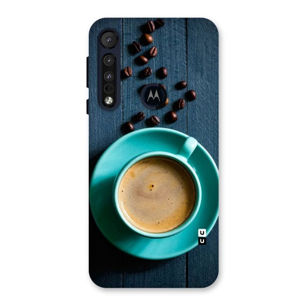 Coffee Beans and Cup Back Case for Motorola One Macro