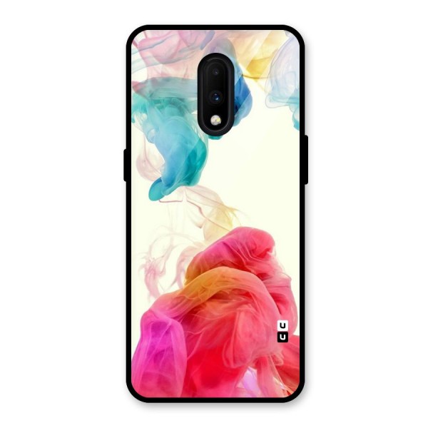 Colorful Splash Glass Back Case for OnePlus 7