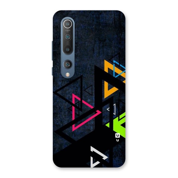 Coloured Triangles Back Case for Mi 10