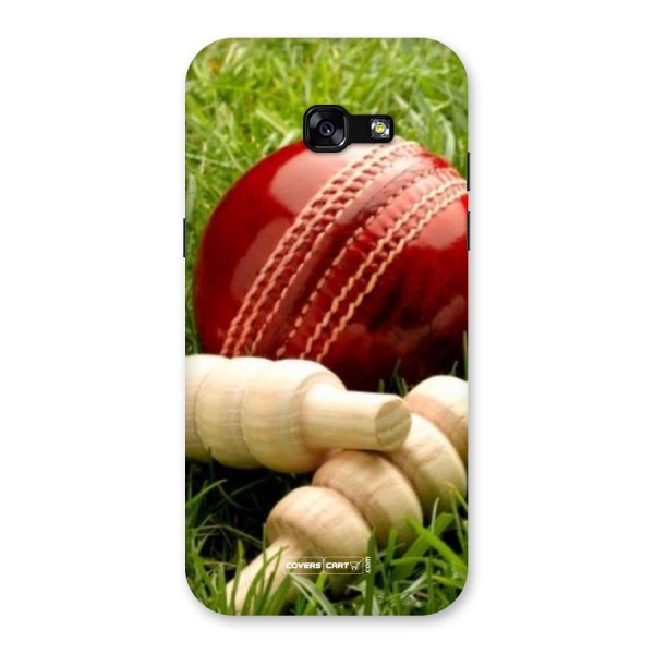 Cricket Ball and Stumps Back Case for Galaxy A5 2017