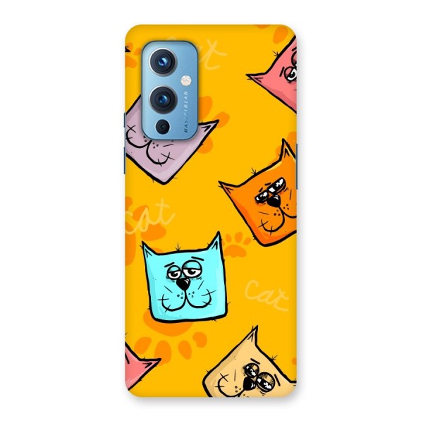 Cute Cat Pattern Back Case for OnePlus 9