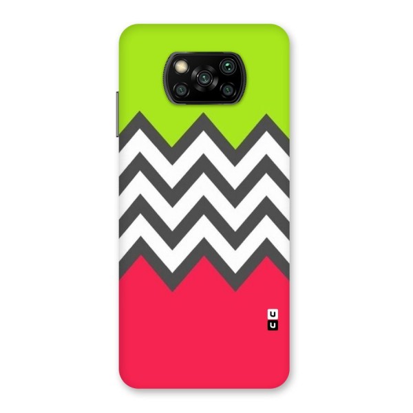 Cute Chevron Back Case for Poco X3