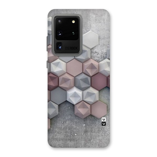 Cute Hexagonal Pattern Back Case for Galaxy S20 Ultra